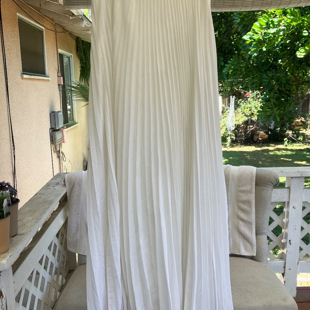 ASOS White Maxi Skirt